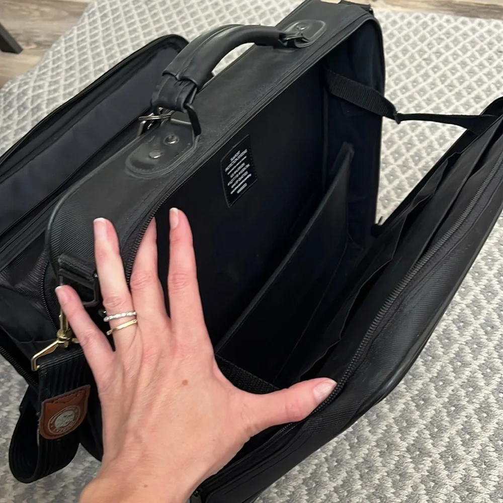Black Laptop Bag Briefcase Computer Bag
